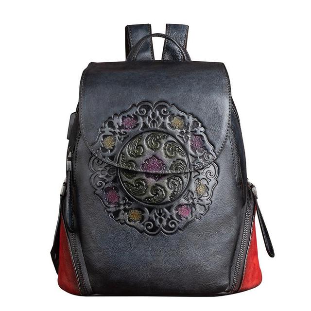 MOTAORA Retro Women Backpack WBPM8901