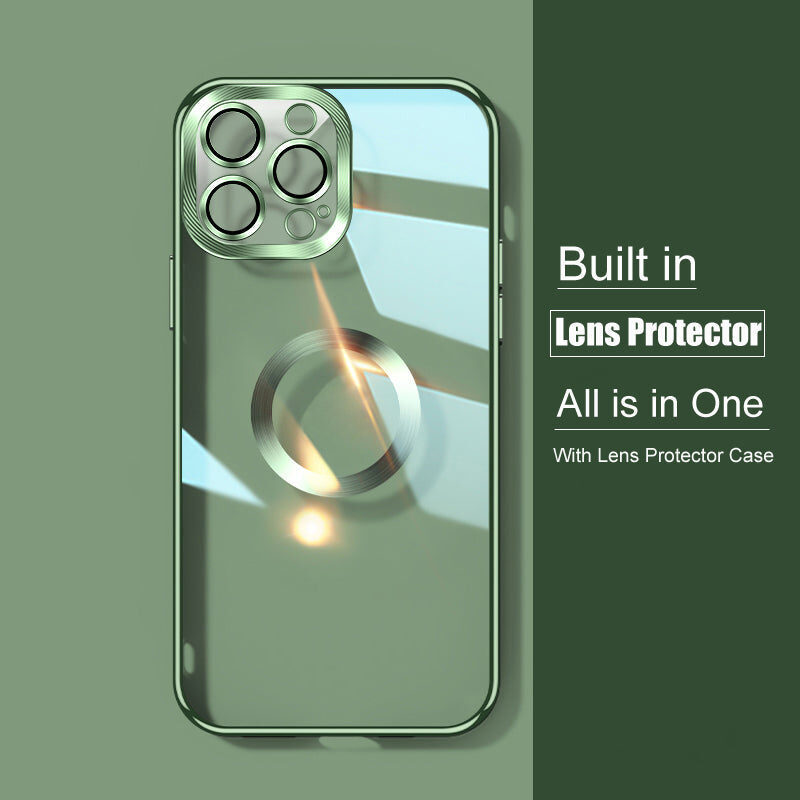 sky-cover sky-cover phone cover Luxury Lens Plating Magnetic Circle Cover