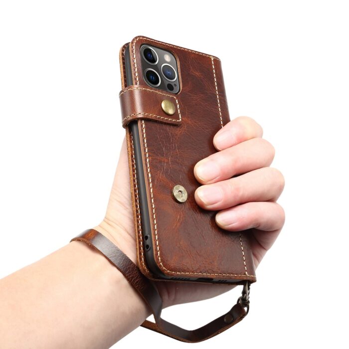 Retro Flip Wallet Case